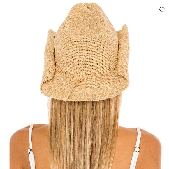 florabella Kendra Lux Hat Natural Gold Straw Cowgirl Cowboy Cow Girl Boy Western - Picture 2 of 11